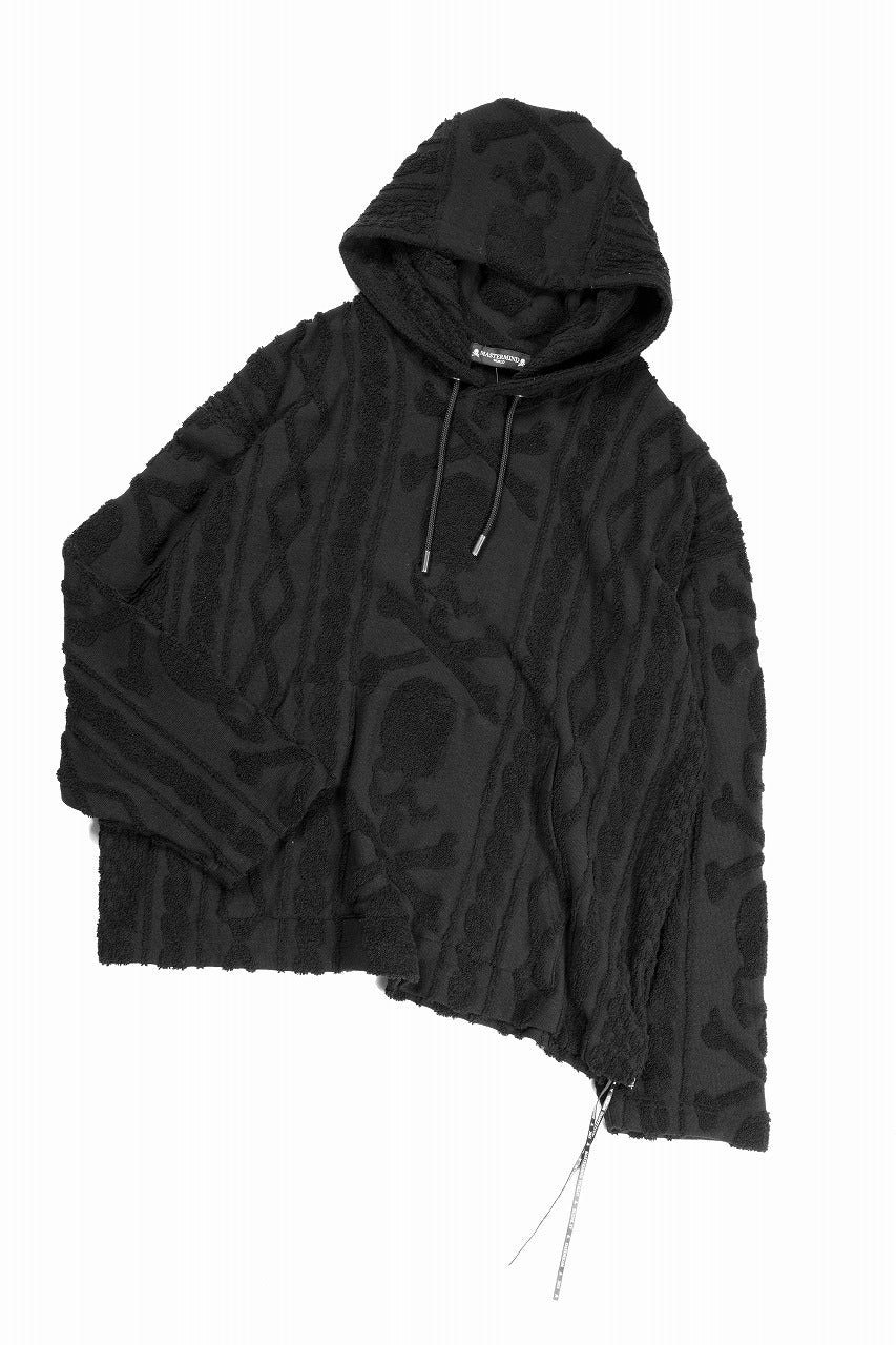 MASTERMIND WORLD OG ARAN HOODIE (BLACK) - Image 3