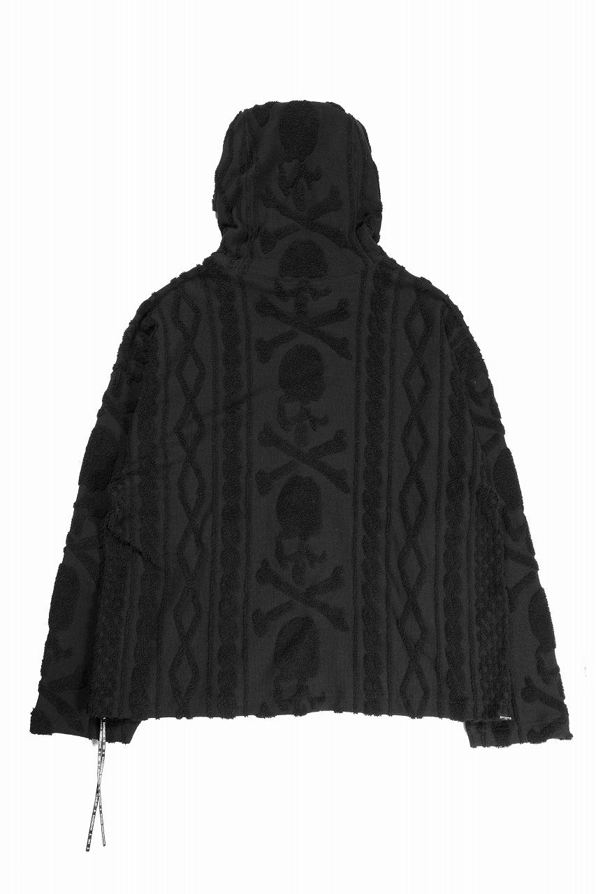 MASTERMIND WORLD OG ARAN HOODIE (BLACK) - Image 5