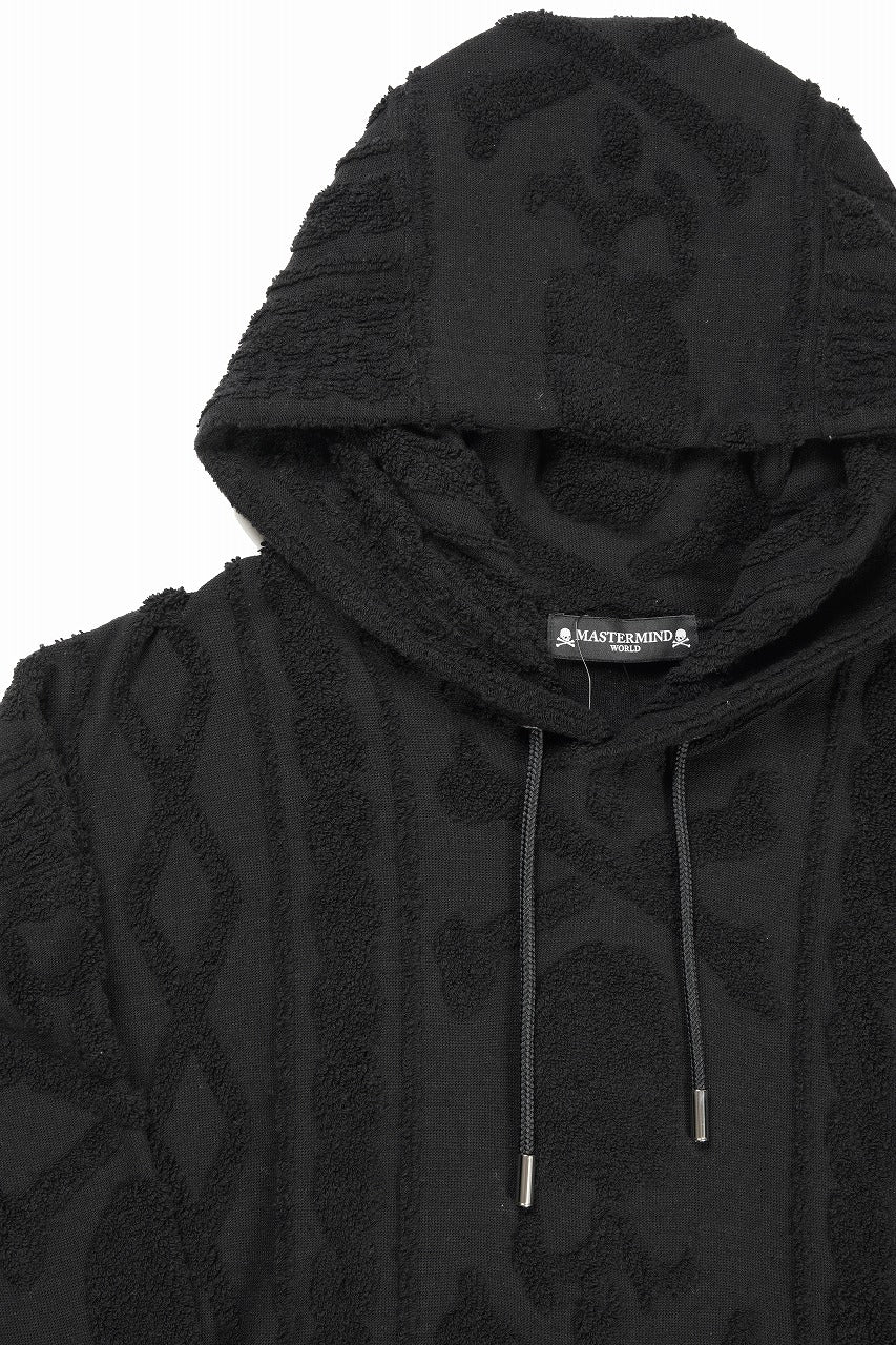 MASTERMIND WORLD OG ARAN HOODIE (BLACK) - Image 6