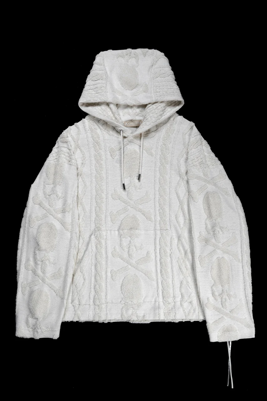 MASTERMIND WORLD OG ARAN HOODIE (IVORY) - Image 3
