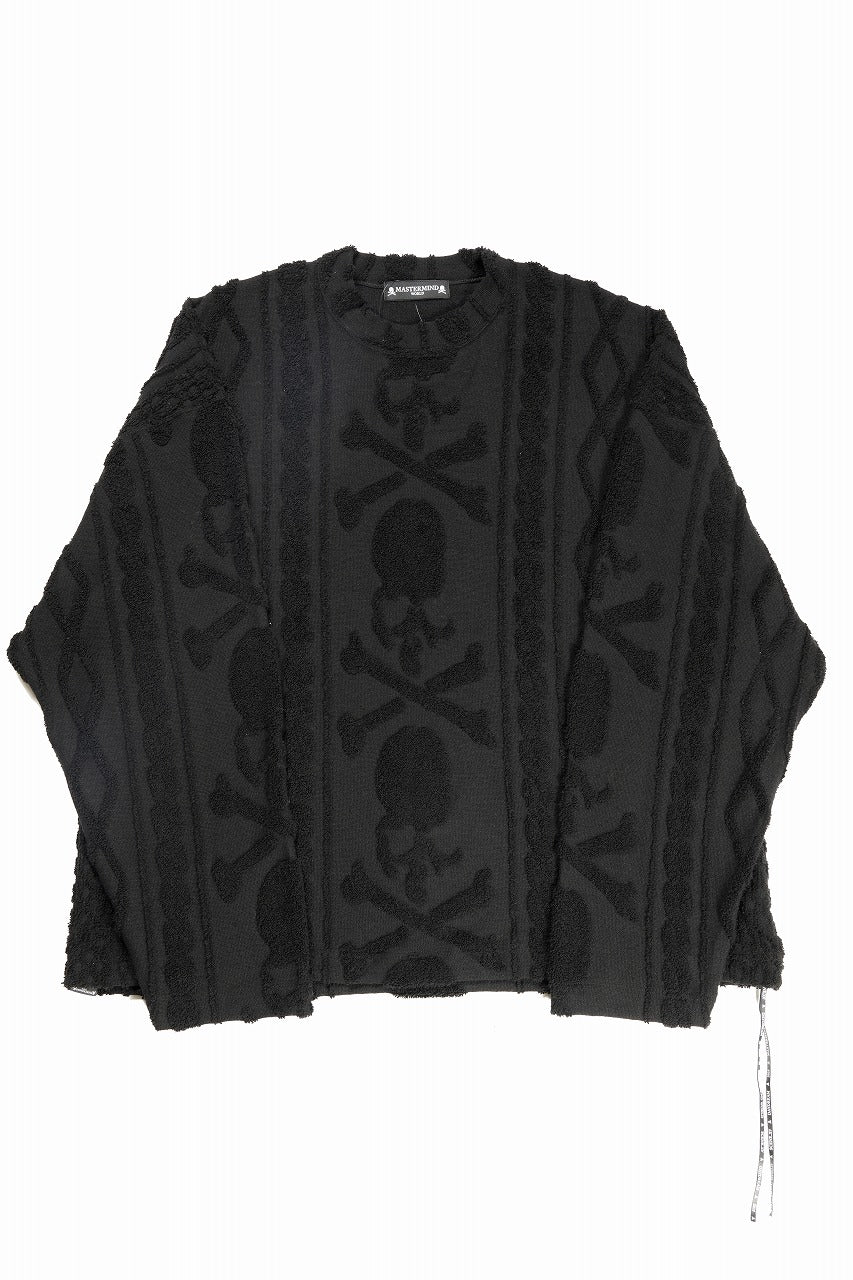 MASTERMIND WORLD OG ARAN SWEAT SHIRT (BLACK)