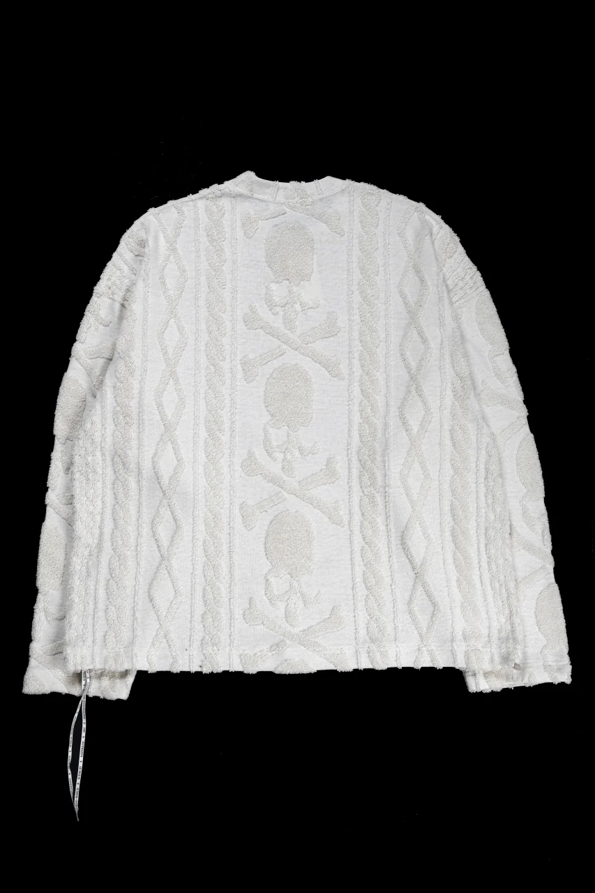 MASTERMIND WORLD OG ARAN SWEAT SHIRT (IVORY) - Image 4