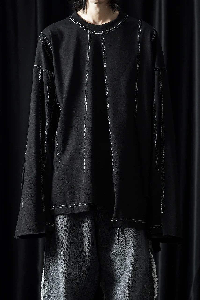 MASTERMIND WORLD  RECONSTRUCTED LS TOP (BLACK) - Image 13