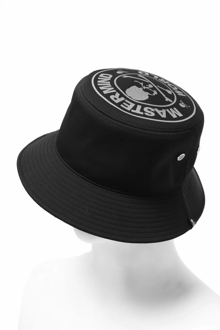 mastermind WORLD REFLECTIVE SKULL BUCKET HAT (BLACK) - Image 3