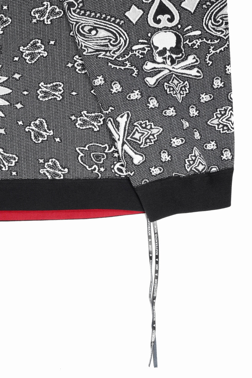 MASTERMIND WORLD REVERSIBLE LS TEE (BLACK x RED) - Image 8