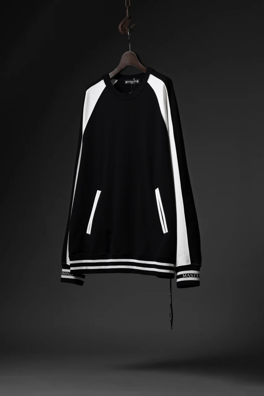 MASTERMIND WORLD SOUVENIR SWEATSHIRT / REGULAR FIT (BLACK x WHITE) - Image 25