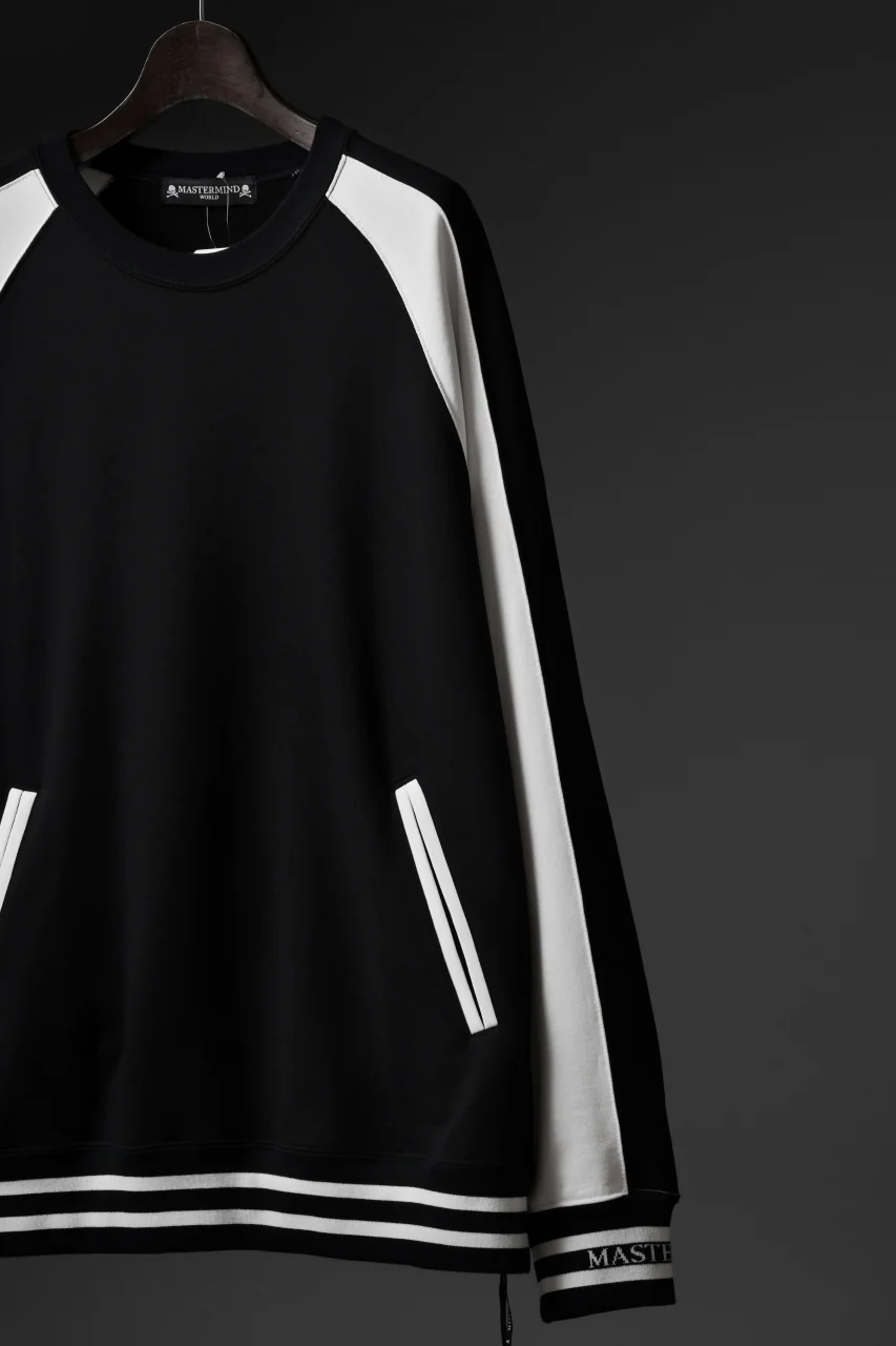 MASTERMIND WORLD SOUVENIR SWEATSHIRT / REGULAR FIT (BLACK x WHITE) - Image 32