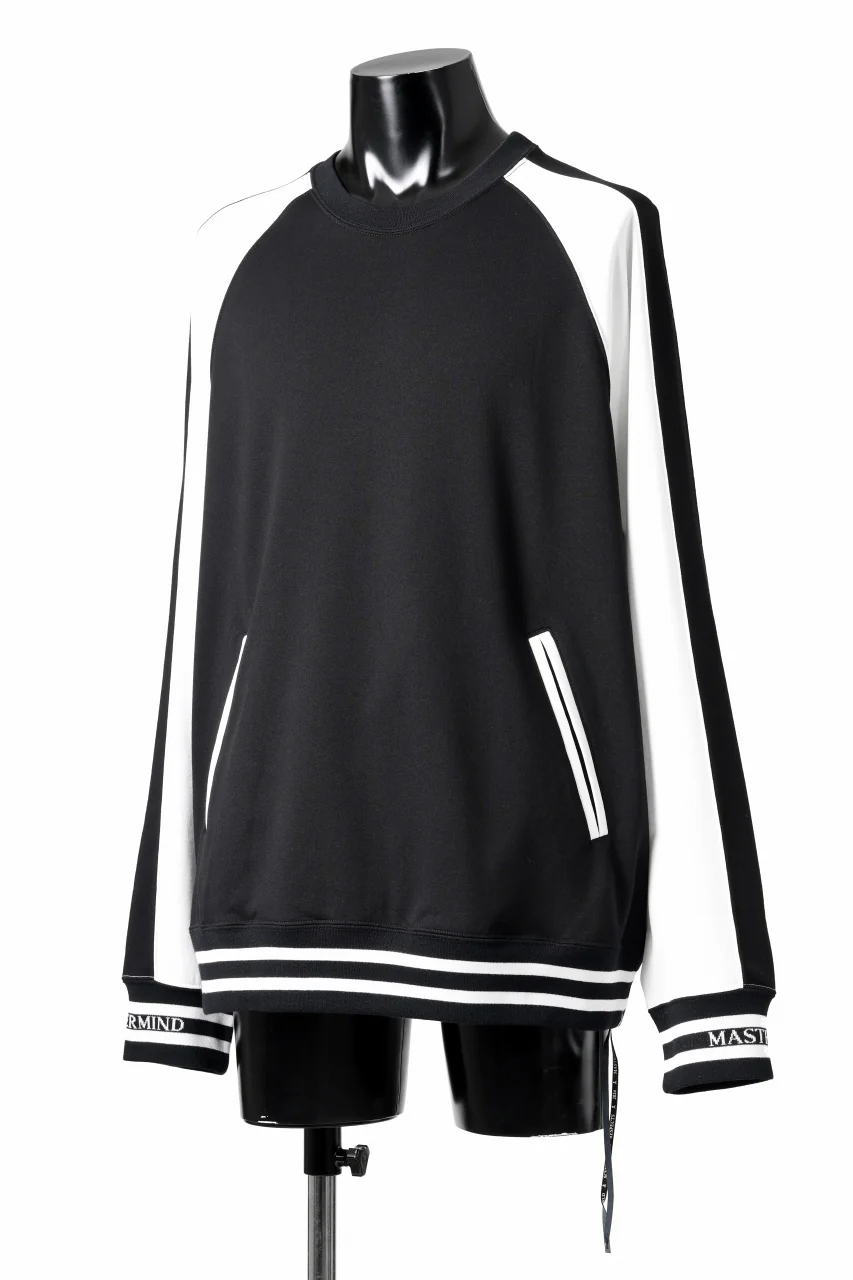MASTERMIND WORLD SOUVENIR SWEATSHIRT / REGULAR FIT (BLACK x WHITE) - Image 4