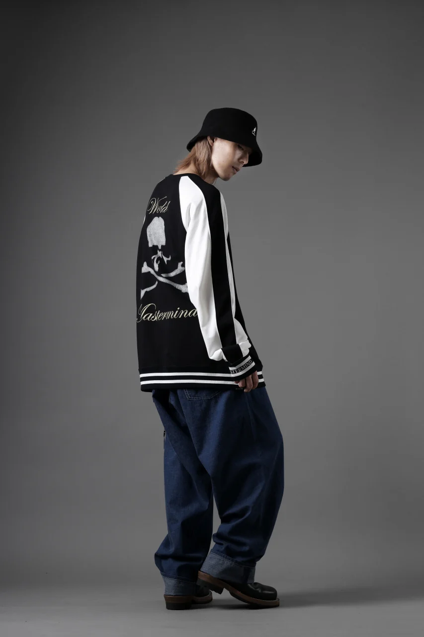 MASTERMIND WORLD SOUVENIR SWEATSHIRT / REGULAR FIT (BLACK x WHITE) - Image 47