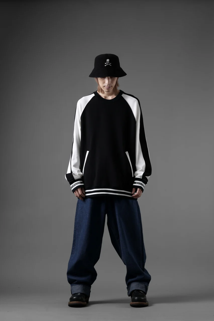 MASTERMIND WORLD SOUVENIR SWEATSHIRT / REGULAR FIT (BLACK x WHITE) - Image 50