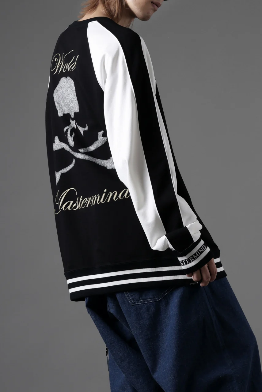 MASTERMIND WORLD SOUVENIR SWEATSHIRT / REGULAR FIT (BLACK x WHITE) - Image 53