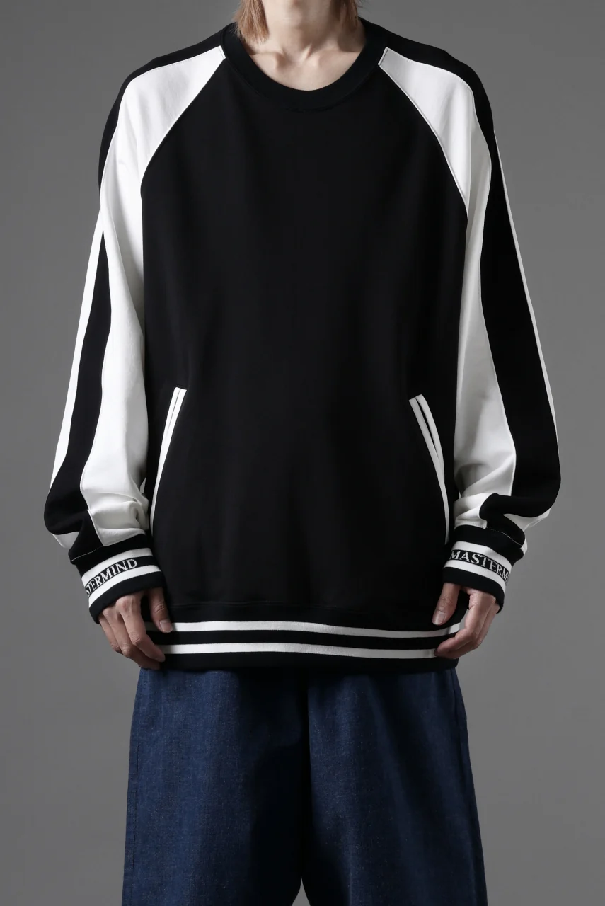 MASTERMIND WORLD SOUVENIR SWEATSHIRT / REGULAR FIT (BLACK x WHITE) - Image 54
