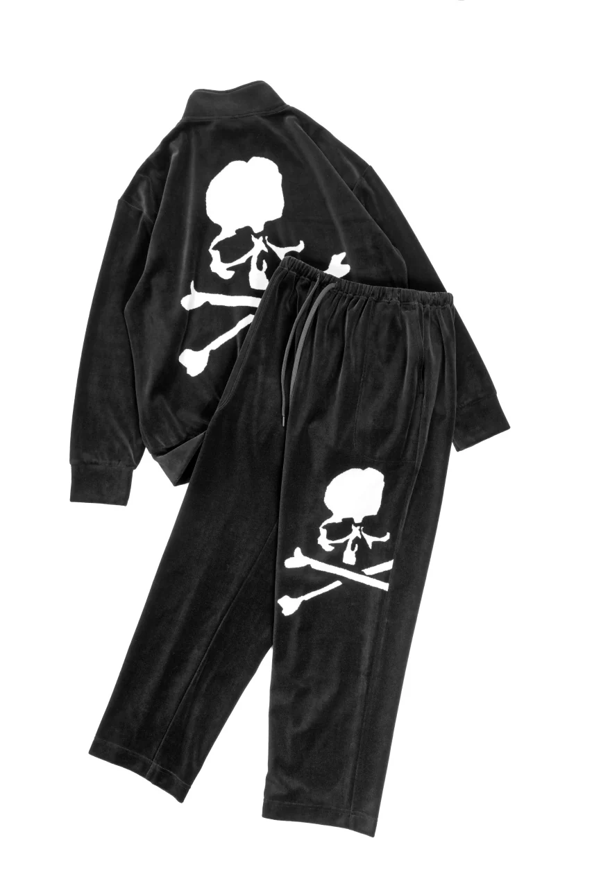 MASTERMIND WORLD VELOUR TRACK JACKET (BLACK) - Image 14