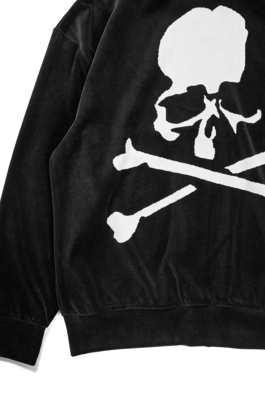 MASTERMIND WORLD VELOUR TRACK JACKET (BLACK) - Image 9