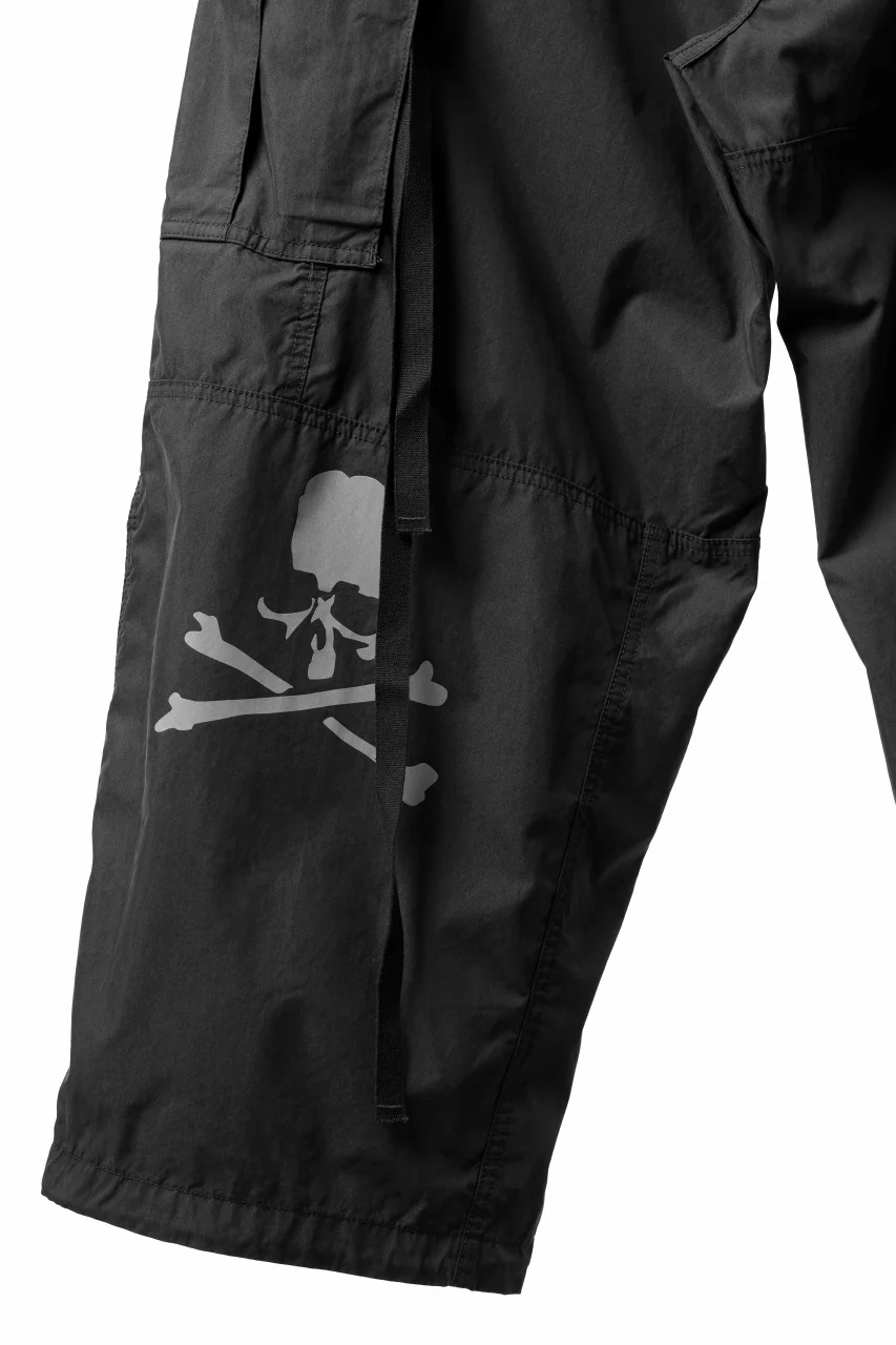 mastermind WORLD x ALPHA INDUSTRIES CARGO PANTS (BLACK) - Image 10