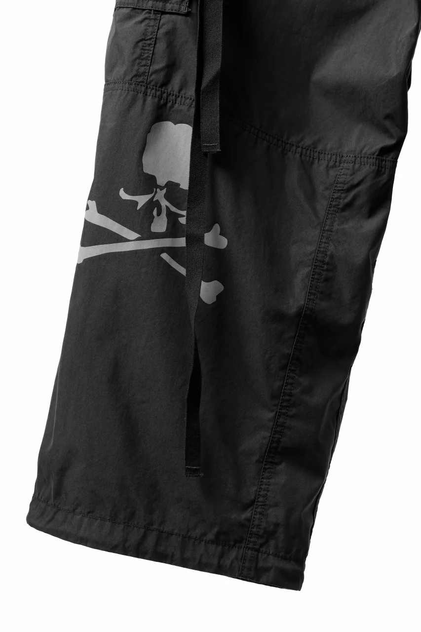 mastermind WORLD x ALPHA INDUSTRIES CARGO PANTS (BLACK) - Image 11