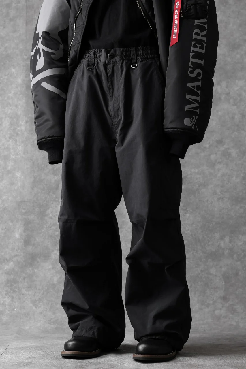 mastermind WORLD x ALPHA INDUSTRIES CARGO PANTS (BLACK) - Image 21