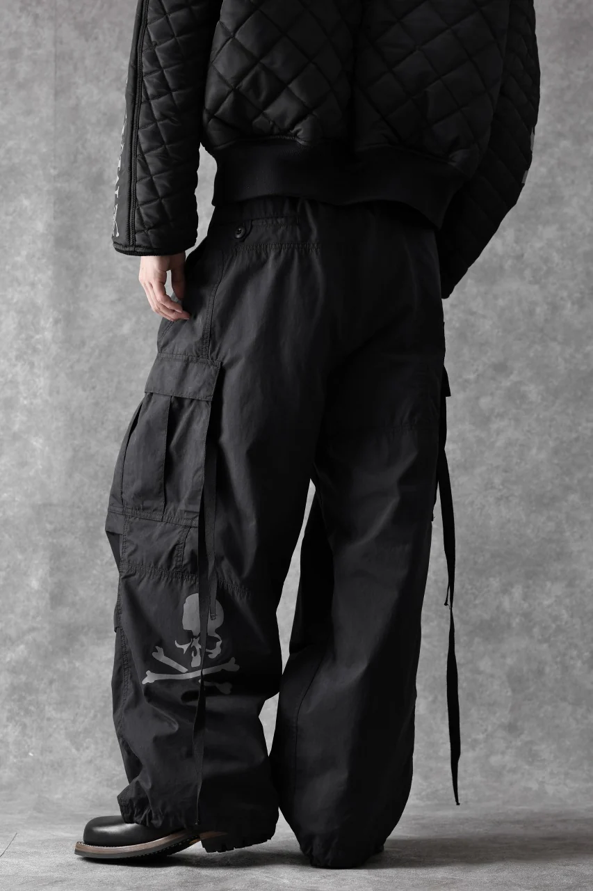 mastermind WORLD x ALPHA INDUSTRIES CARGO PANTS (BLACK) - Image 26