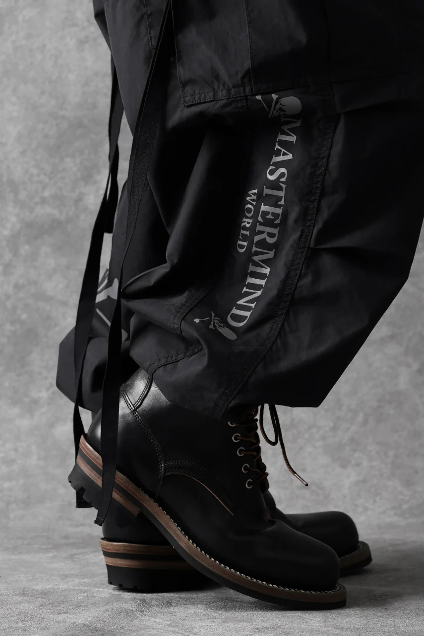 mastermind WORLD x ALPHA INDUSTRIES CARGO PANTS (BLACK) - Image 27