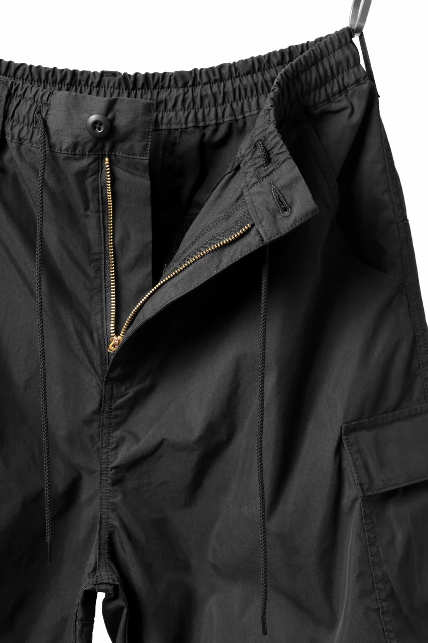 mastermind WORLD x ALPHA INDUSTRIES CARGO PANTS (BLACK) - Image 9