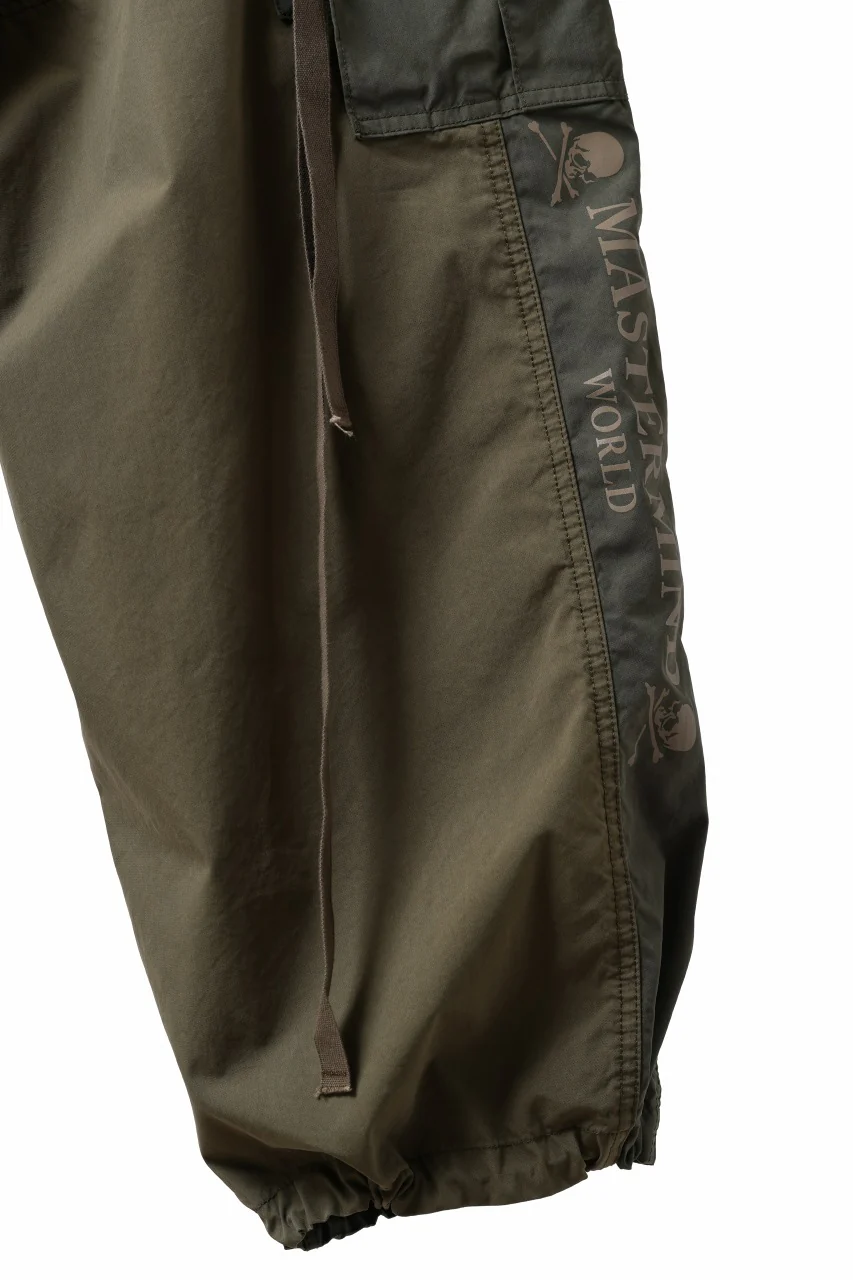 mastermind WORLD x ALPHA INDUSTRIES CARGO PANTS (OLIVE) - Image 12