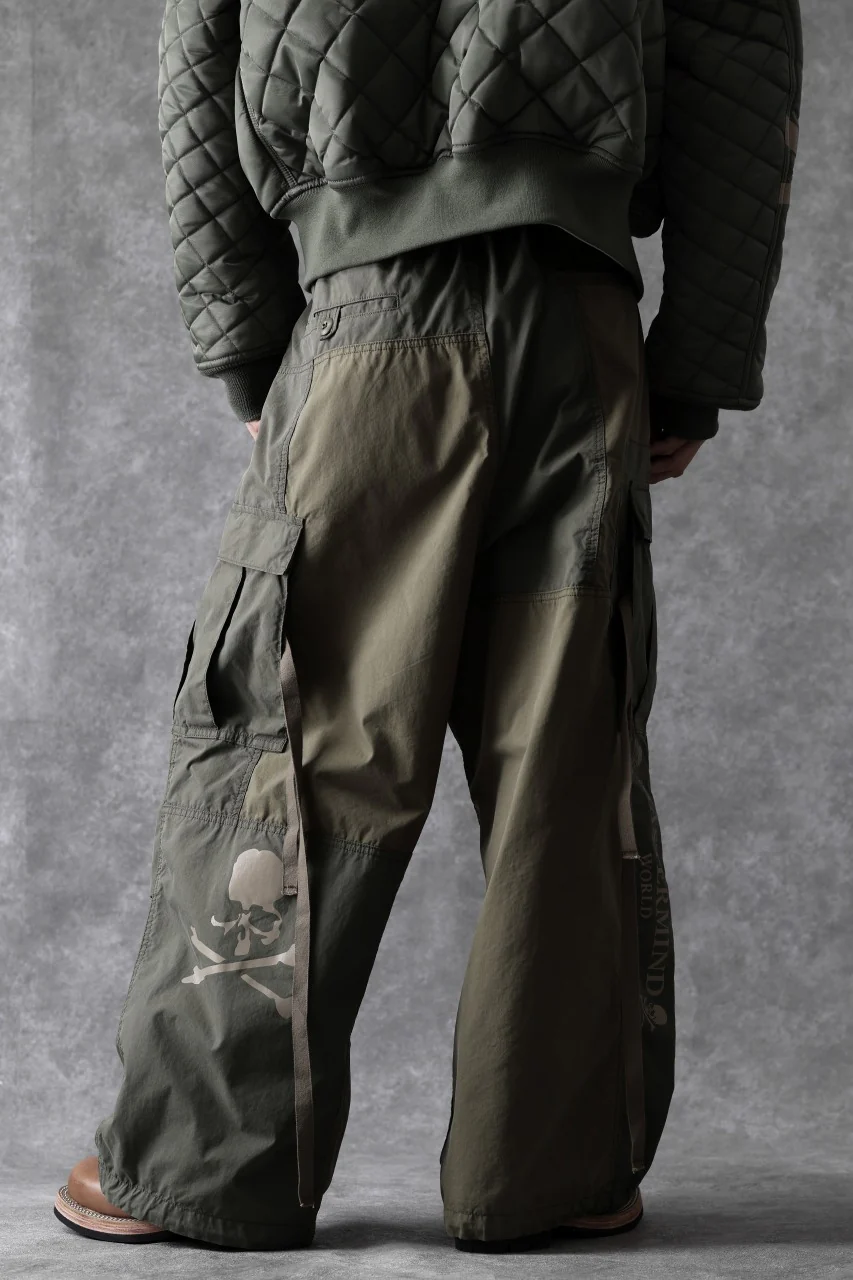 mastermind WORLD x ALPHA INDUSTRIES CARGO PANTS (OLIVE) - Image 14