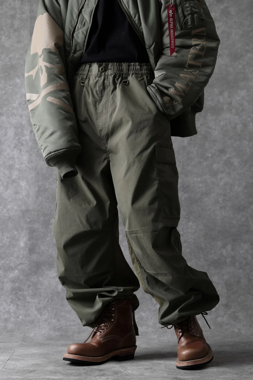 mastermind WORLD x ALPHA INDUSTRIES CARGO PANTS (OLIVE) - Image 20