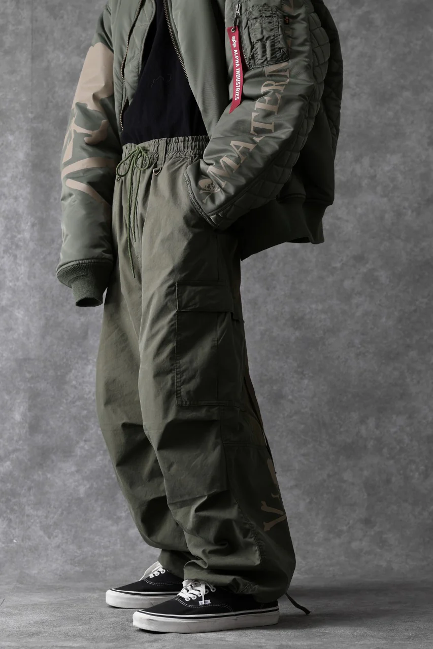 mastermind WORLD x ALPHA INDUSTRIES CARGO PANTS (OLIVE) - Image 22