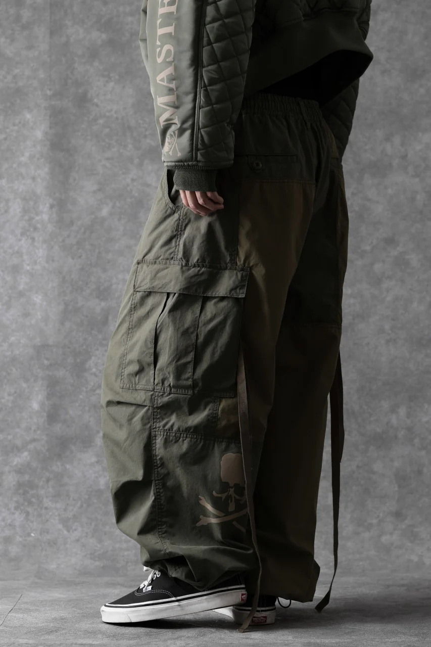 mastermind WORLD x ALPHA INDUSTRIES CARGO PANTS (OLIVE) - Image 24