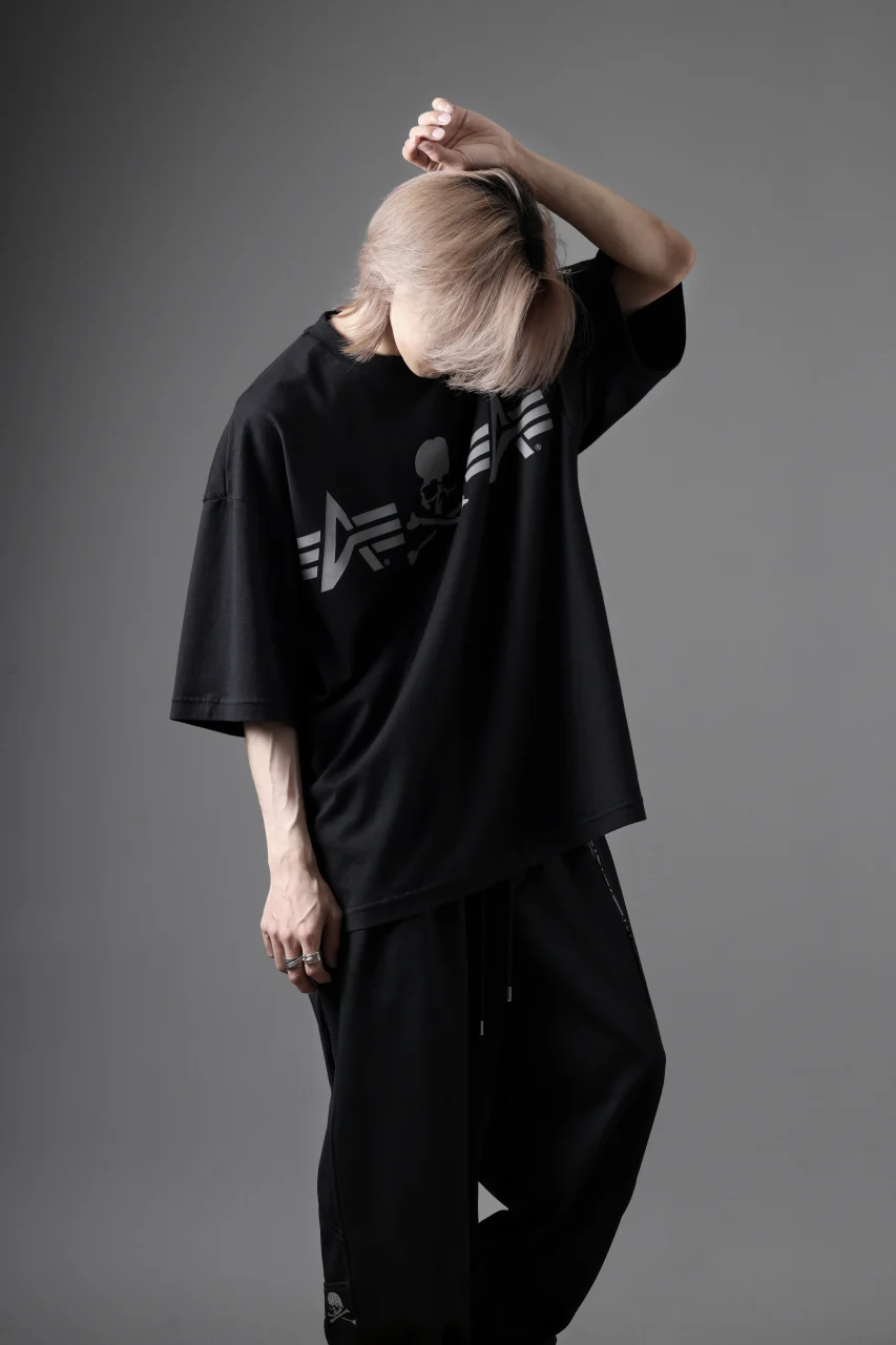 MASTERMIND WORLD x ALPHA INDUSTRIES CIGER POCKET OVERSIZED T-SHIRT (BLACK) - Image 22
