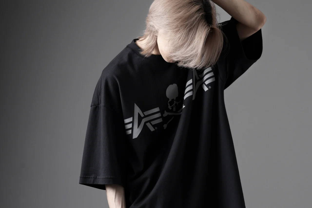 MASTERMIND WORLD x ALPHA INDUSTRIES CIGER POCKET OVERSIZED T-SHIRT (BLACK) - Image 27