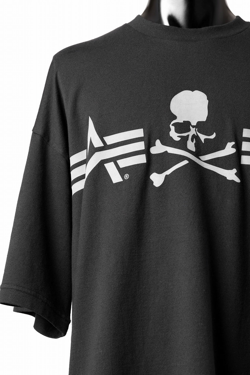 MASTERMIND WORLD x ALPHA INDUSTRIES CIGER POCKET OVERSIZED T-SHIRT (BLACK) - Image 9