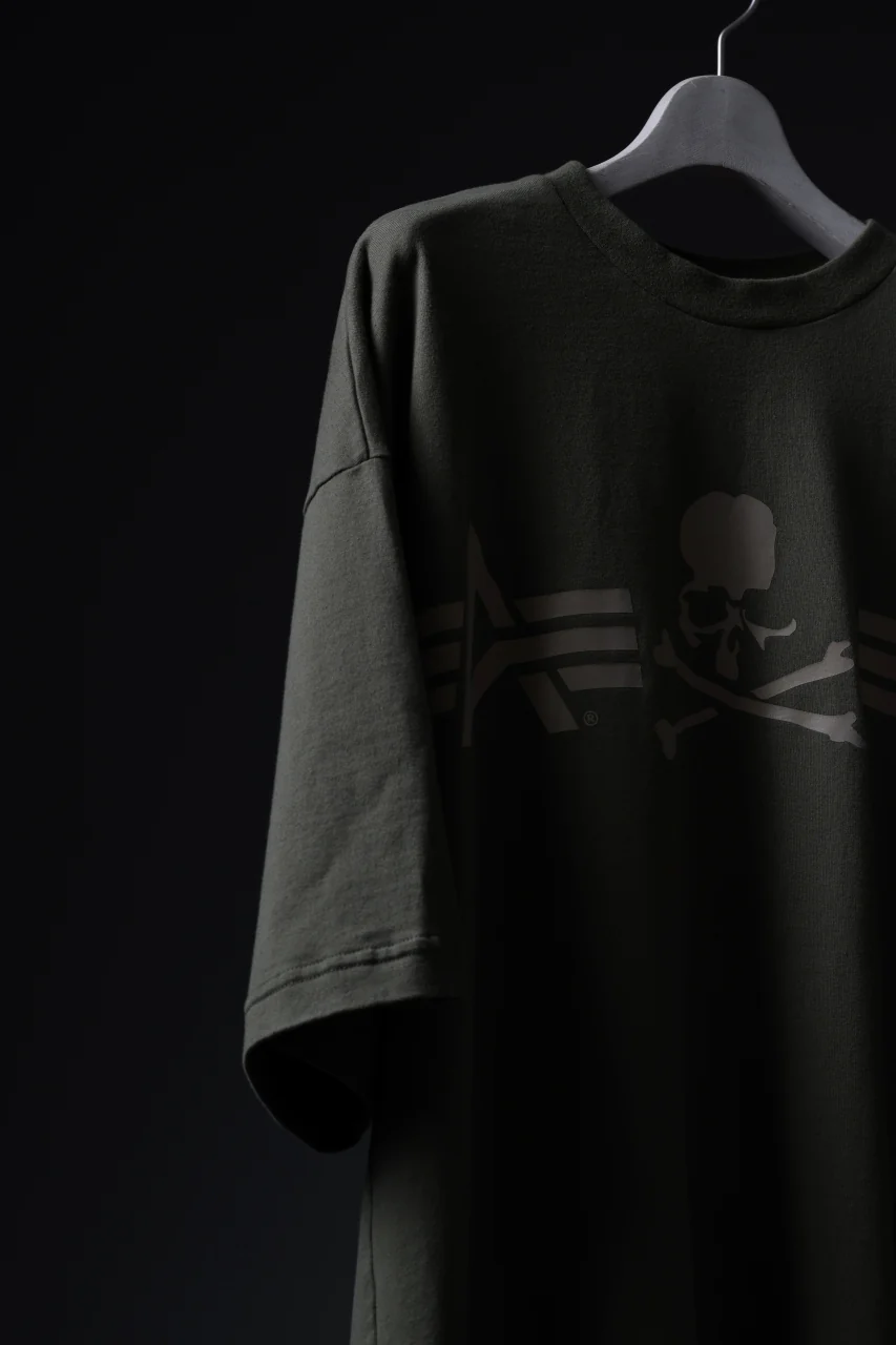 MASTERMIND WORLD x ALPHA INDUSTRIES CIGER POCKET OVERSIZED T-SHIRT (OLIVE) - Image 26