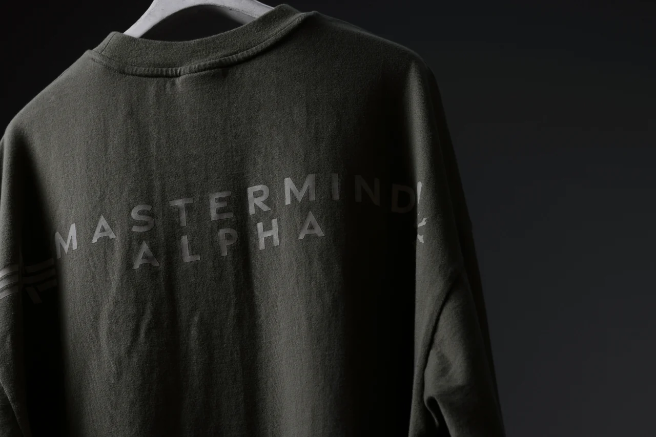 MASTERMIND WORLD x ALPHA INDUSTRIES CIGER POCKET OVERSIZED T-SHIRT (OLIVE) - Image 27