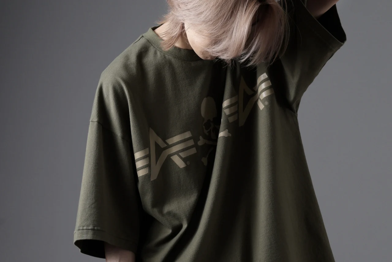 MASTERMIND WORLD x ALPHA INDUSTRIES CIGER POCKET OVERSIZED T-SHIRT (OLIVE) - Image 29