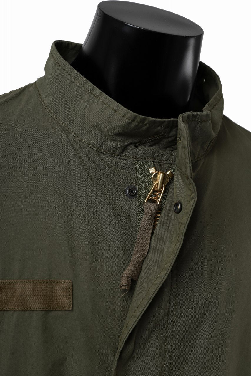 mastermind WORLD x ALPHA INDUSTRIES M-65 FISHTAIL COAT - CRAZY PANELED (OLIVE) - Image 25