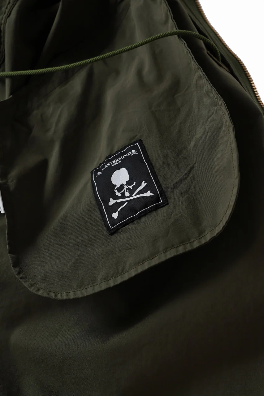mastermind WORLD x ALPHA INDUSTRIES M-65 FISHTAIL COAT - CRAZY PANELED (OLIVE) - Image 31