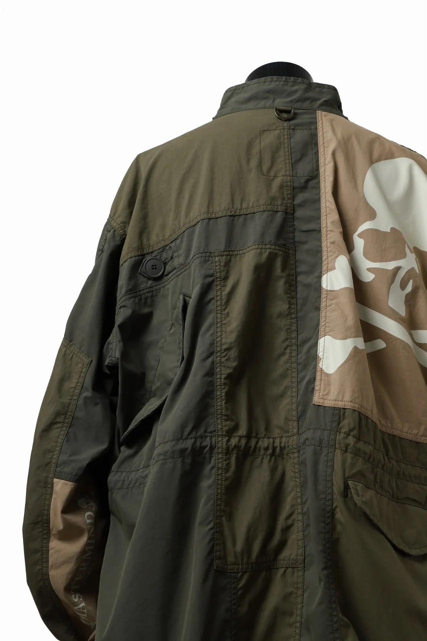 mastermind WORLD x ALPHA INDUSTRIES M-65 FISHTAIL COAT - CRAZY PANELED (OLIVE) - Image 32