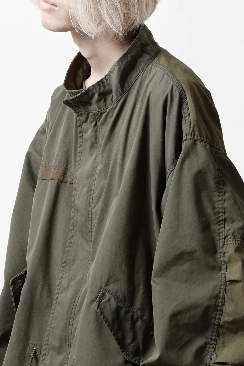 mastermind WORLD x ALPHA INDUSTRIES M-65 FISHTAIL COAT - CRAZY PANELED (OLIVE) - Image 45