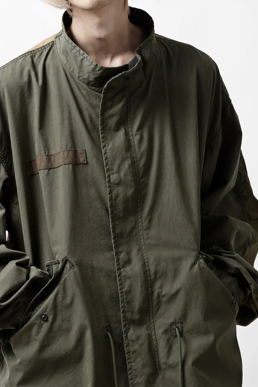 mastermind WORLD x ALPHA INDUSTRIES M-65 FISHTAIL COAT - CRAZY PANELED (OLIVE) - Image 49