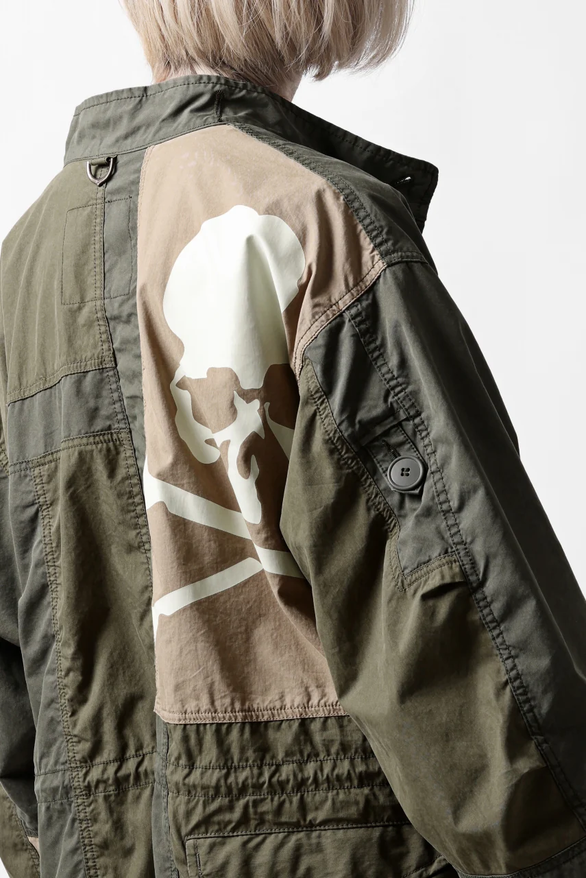 mastermind WORLD x ALPHA INDUSTRIES M-65 FISHTAIL COAT - CRAZY PANELED (OLIVE) - Image 50