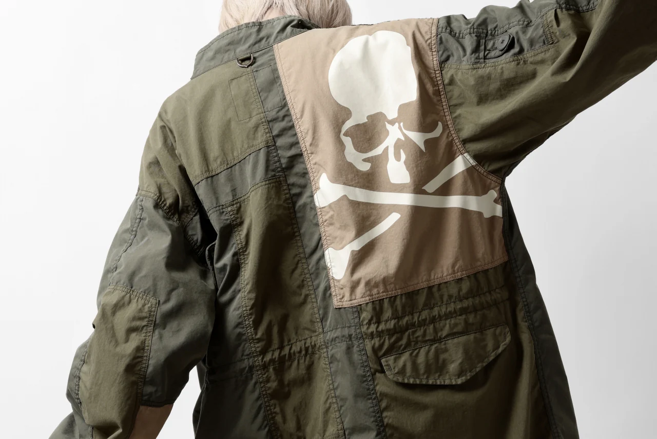 mastermind WORLD x ALPHA INDUSTRIES M-65 FISHTAIL COAT - CRAZY PANELED (OLIVE) - Image 57