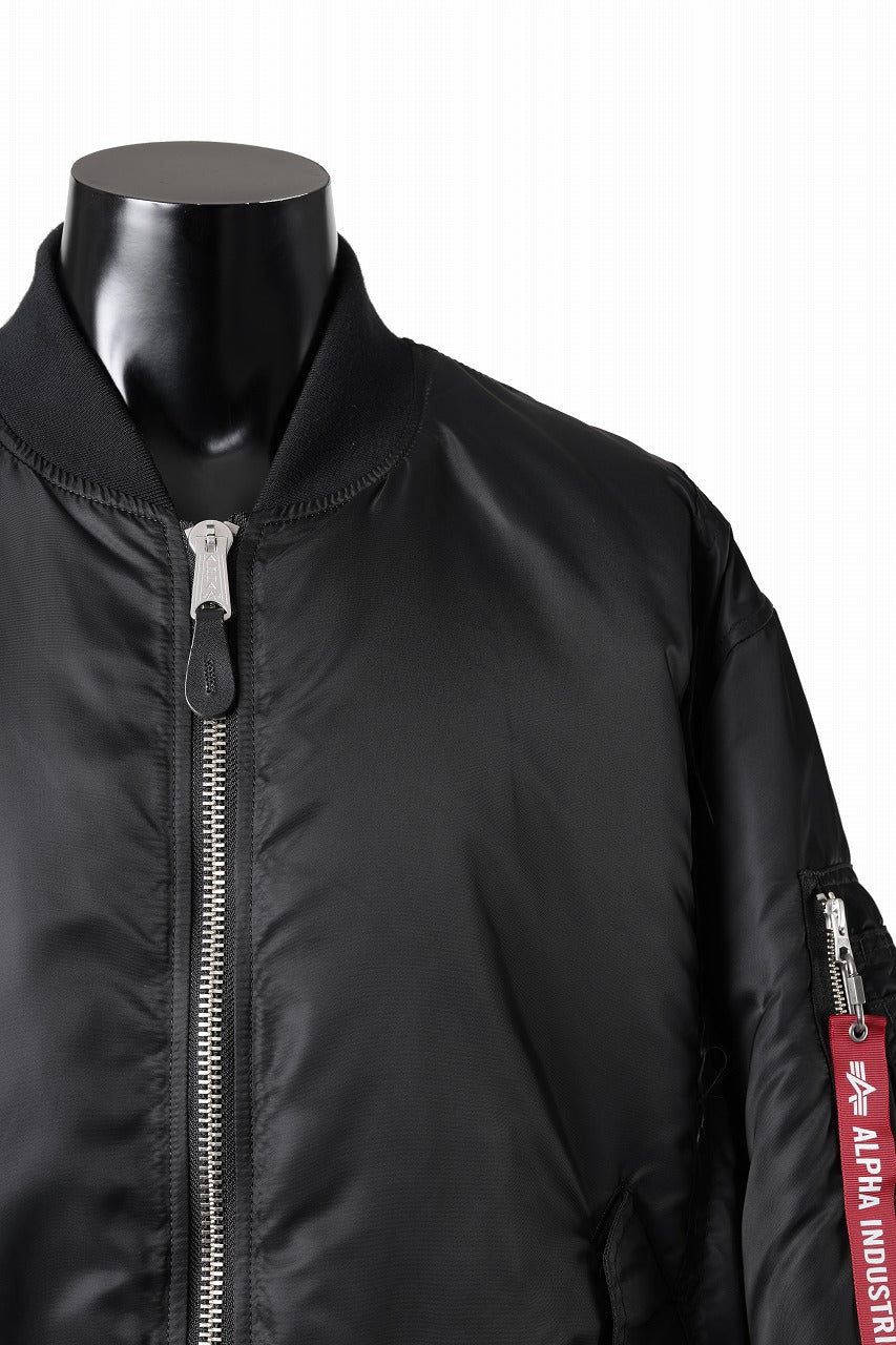 MASTERMIND WORLD x ALPHA INDUSTRIES REVERSIBLE MA-1 JACKET (BLACK) - Image 12