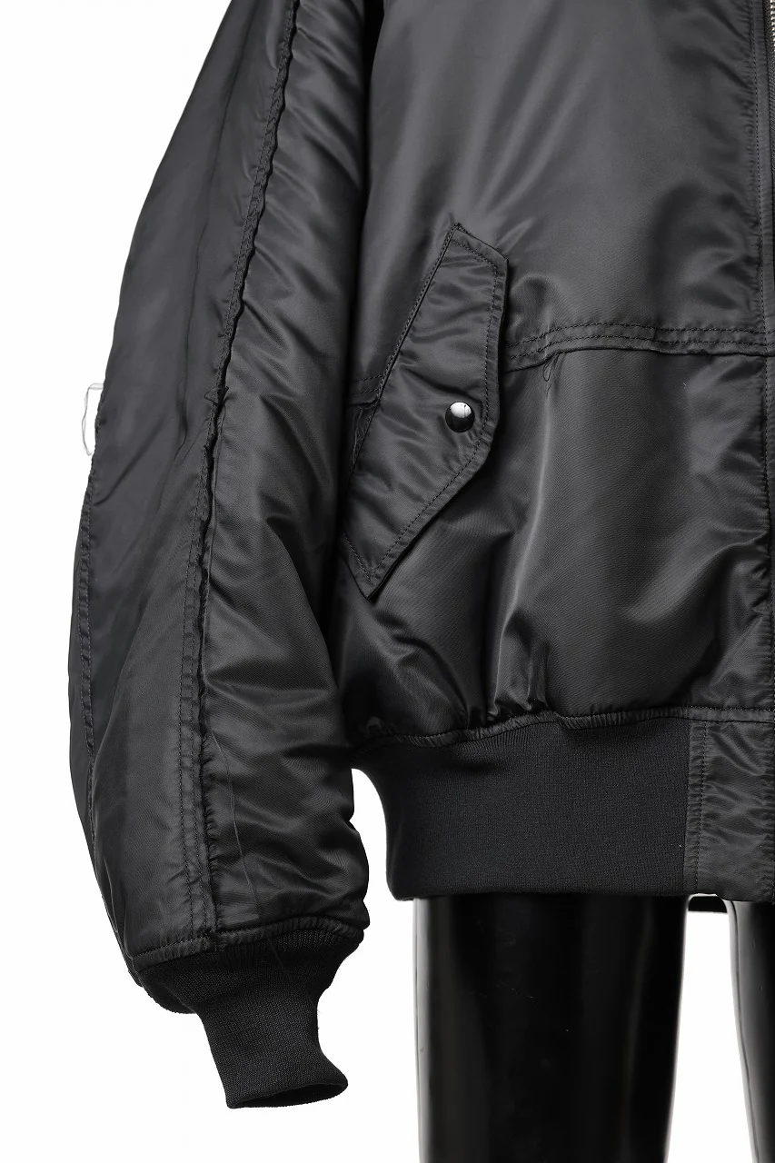 MASTERMIND WORLD x ALPHA INDUSTRIES REVERSIBLE MA-1 JACKET (BLACK) - Image 14