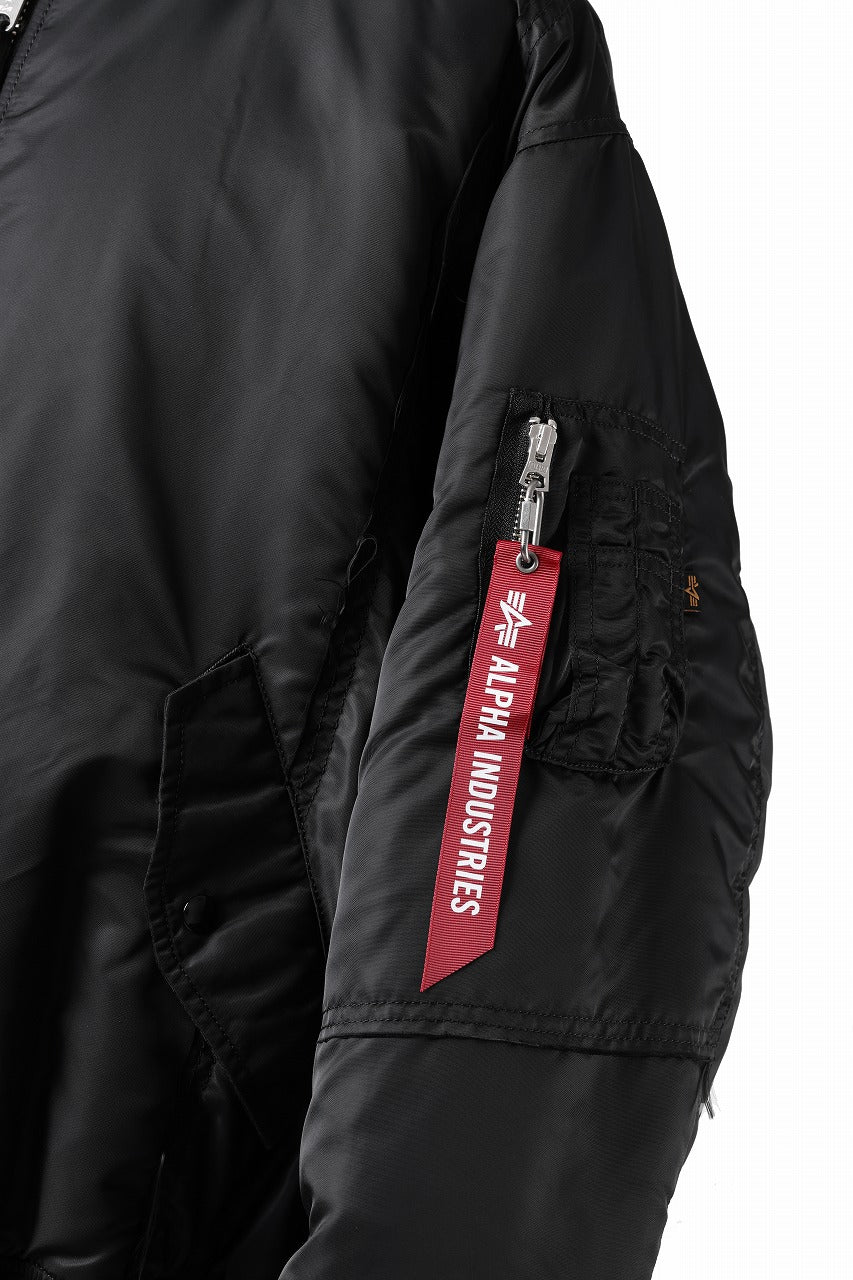 MASTERMIND WORLD x ALPHA INDUSTRIES REVERSIBLE MA-1 JACKET (BLACK) - Image 15