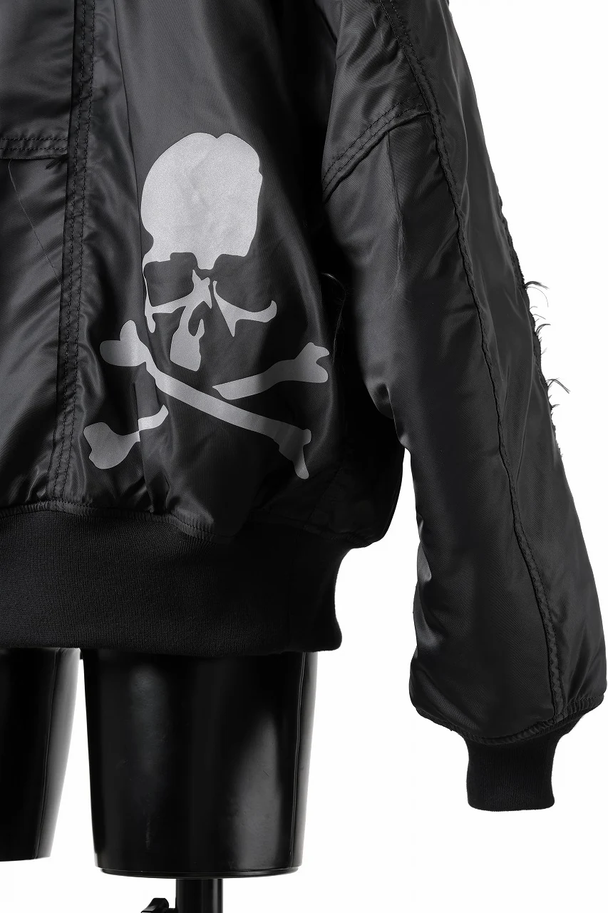 MASTERMIND WORLD x ALPHA INDUSTRIES REVERSIBLE MA-1 JACKET (BLACK) - Image 17