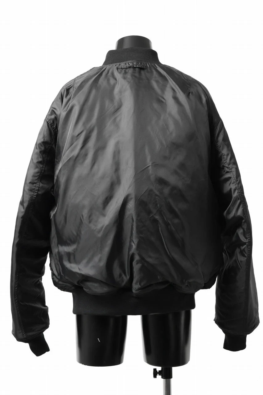 MASTERMIND WORLD x ALPHA INDUSTRIES REVERSIBLE MA-1 JACKET (BLACK) - Image 19