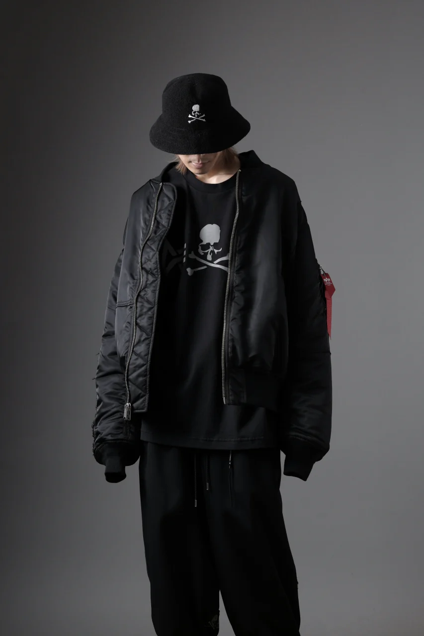 MASTERMIND WORLD x ALPHA INDUSTRIES REVERSIBLE MA-1 JACKET (BLACK) - Image 23