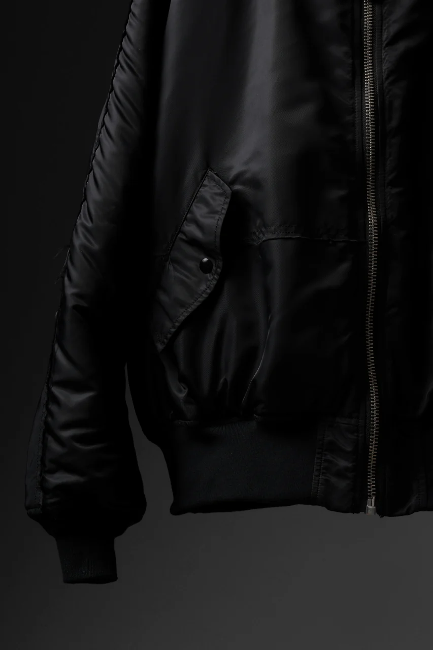 MASTERMIND WORLD x ALPHA INDUSTRIES REVERSIBLE MA-1 JACKET (BLACK) - Image 31