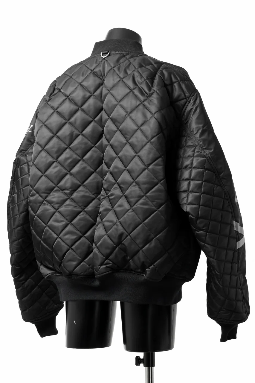 mastermind WORLD x ALPHA INDUSTRIES RIVERSIBLE MA-1 JACKET (BLACK) - Image 7